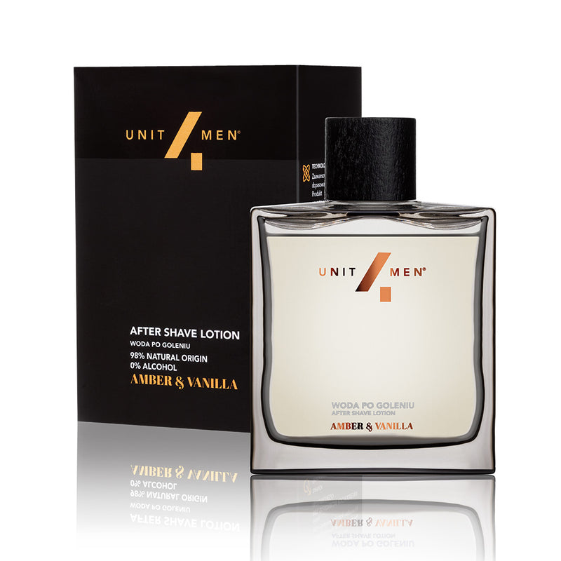 Unit4Men Aftershave Rav og Vanilje 100ml  - Tuxedo.no - Nettbutikk Oslo Norway. On Demand Barbers