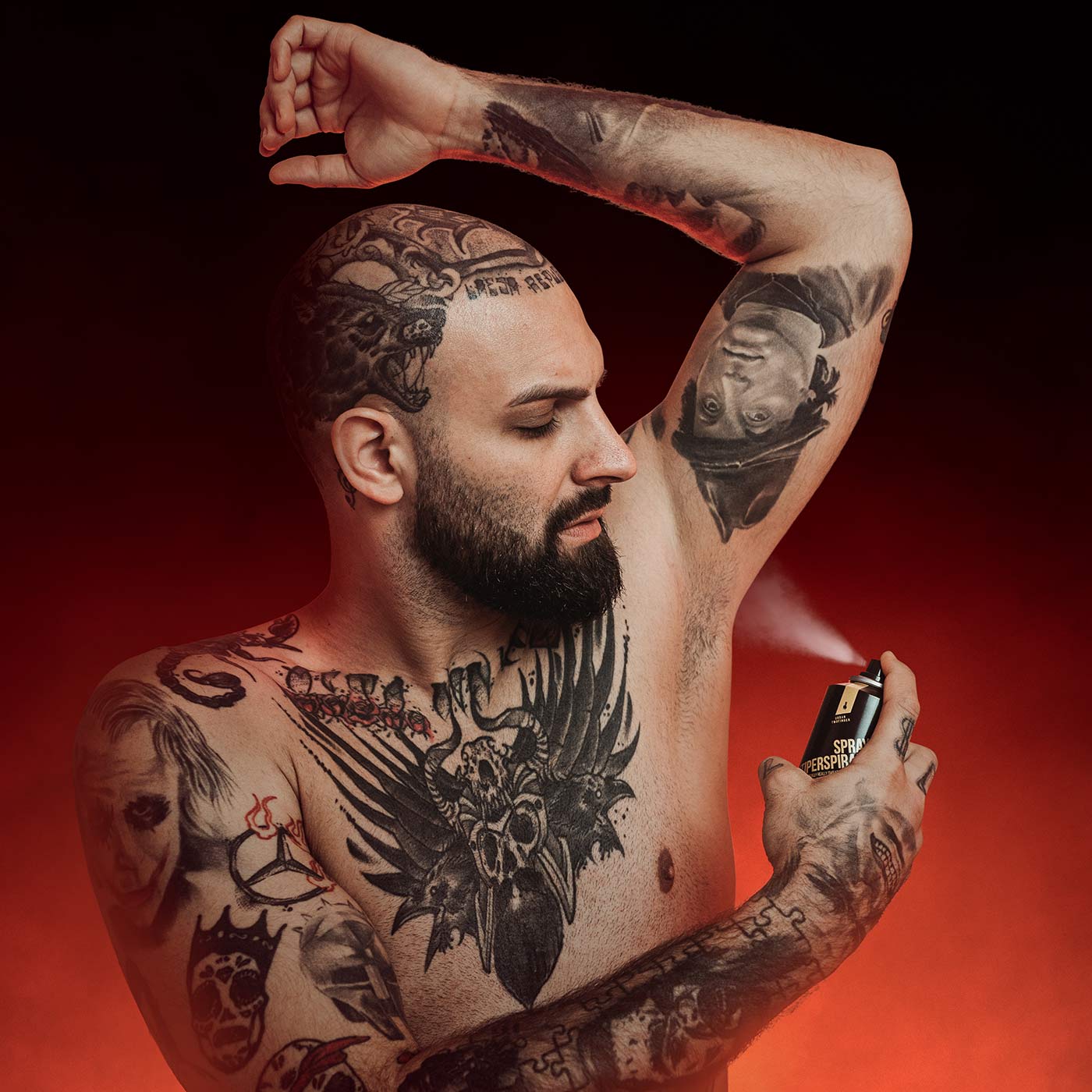 Antipersperant Spray Urban Two Finger 150 ml- Tuxedo.no - Nettbutikk - On Demand Barbers Oslo Norway