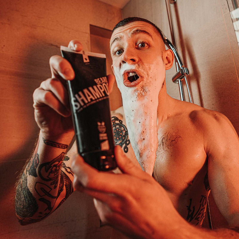 Angry Beards Jack Saloon Skjeggsjampo 250ml - Tuxedo.no - Nettbutikk Oslo Norway