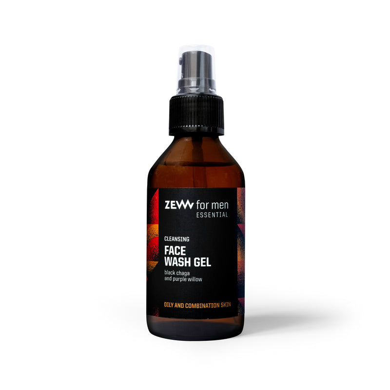 Zew For Men Rensende Ansiktsvask Gel / Fet Hud
