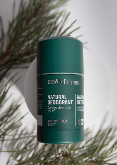 Zew For Men Naturlig Deodorant med Svart Chaga